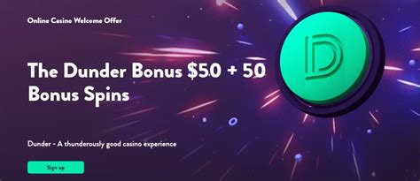 dunder casino 50 free spins